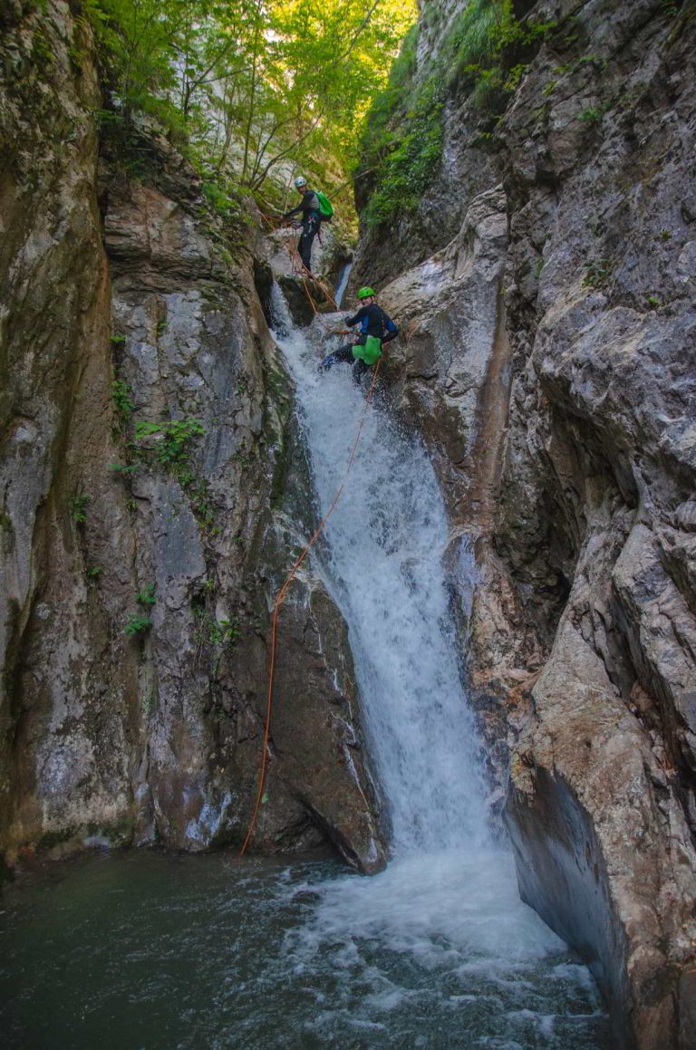 Canyoning - Waterfall